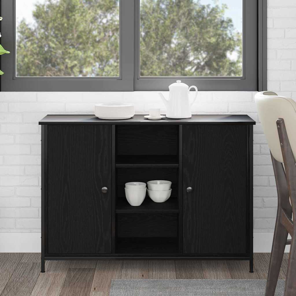 Sideboard 100 x 35 x 70 cm Black oak