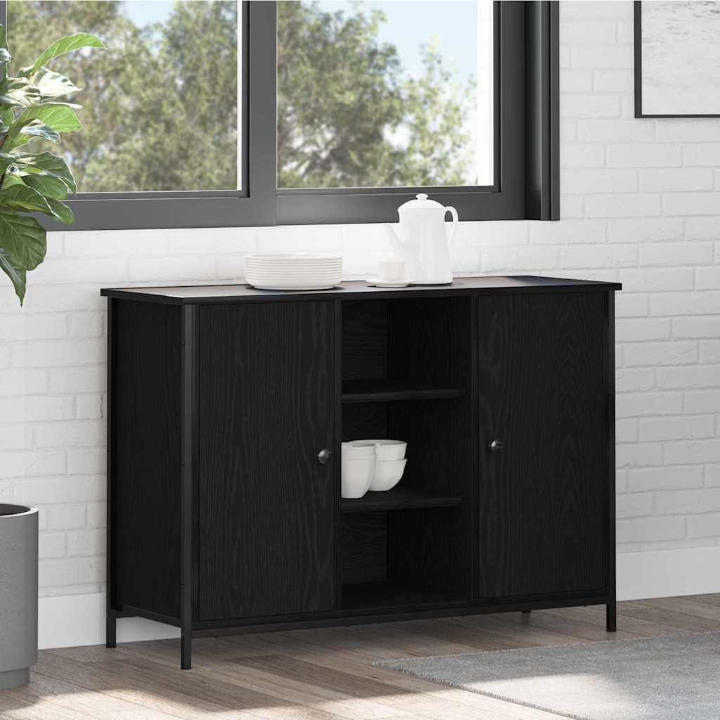 Sideboard 100 x 35 x 70 cm Black oak