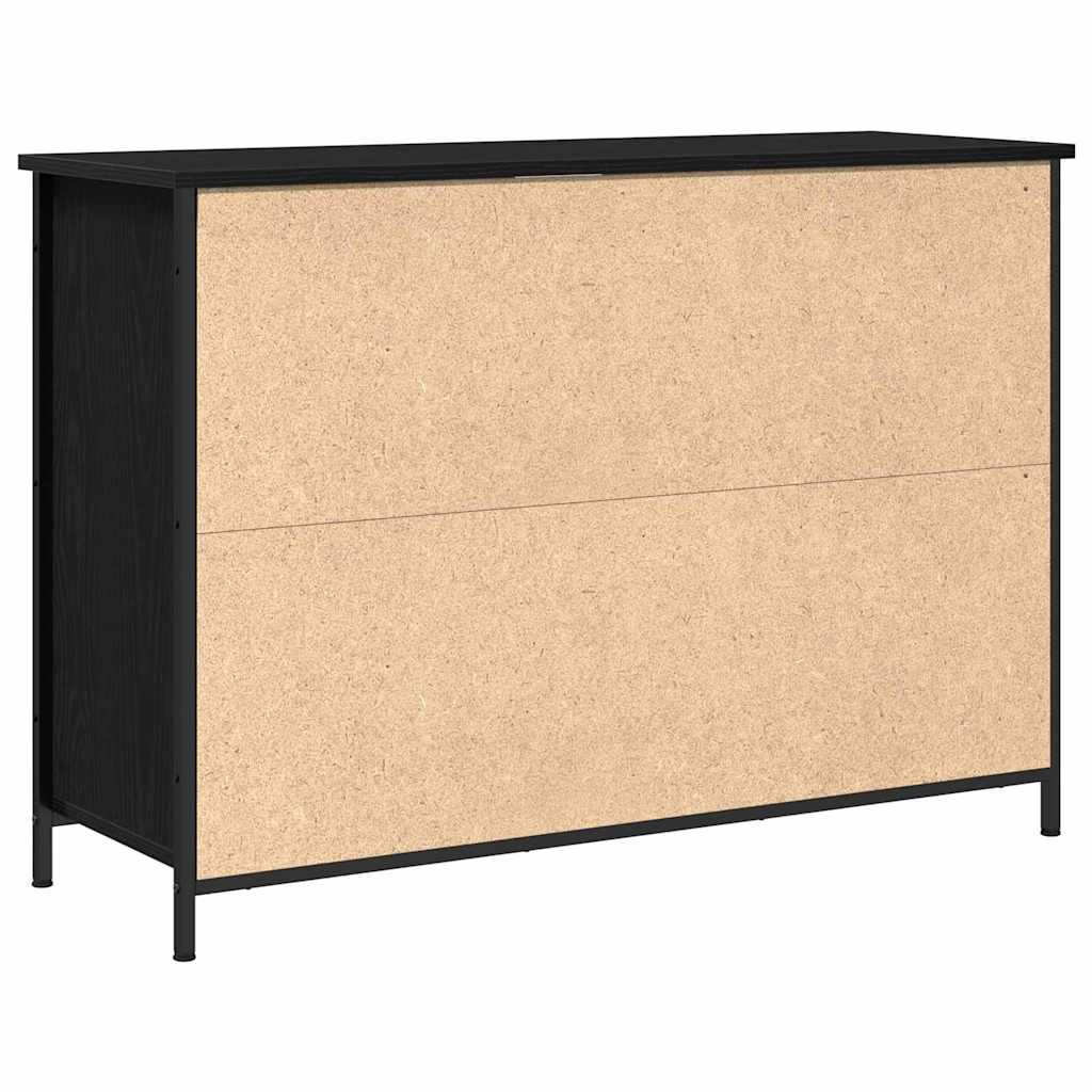 Sideboard 100 x 35 x 70 cm Black oak