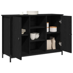 Sideboard 100 x 35 x 70 cm Black oak