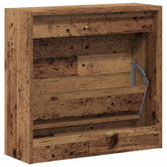 vidaXL Shoe Cabinet 60 x 21 x 57 cm Engineered Wood Old Wood 6
