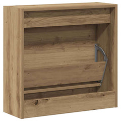 vidaXL Shoe Cabinet 60 x 21 x 57 cm Engineered Wood Artisan Oak 6