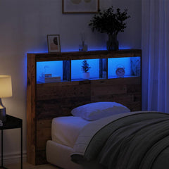 vidaXL Headboard Old Wood Engineered Wood 4