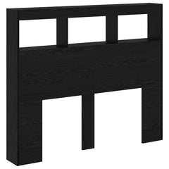vidaXL Headboard Black Oak Engineered Wood 5
