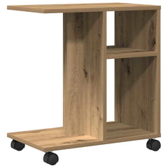 vidaXL Side Table Artisan oak 50 x 30 x 55 cm Engineered Wood 5