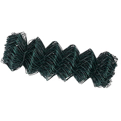 vidaXL Chain Link Fence 10 x 0.8 m Steel Green 5