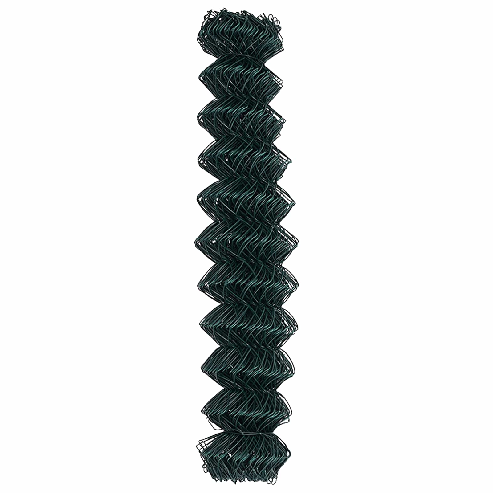 vidaXL Chain Link Fence 10 x 1 m Steel Green 6