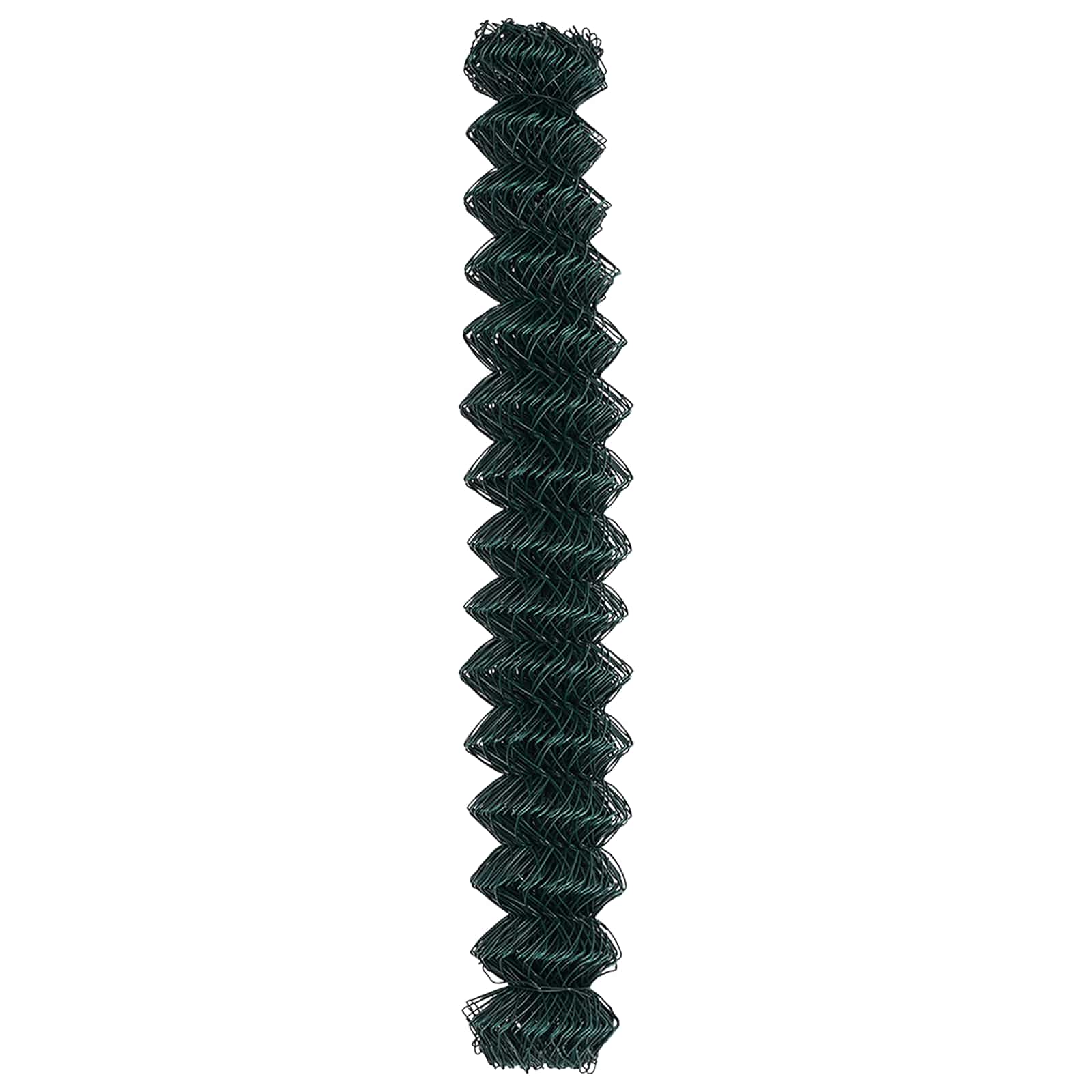 vidaXL Chain Link Fence 10 x 1.5 m Steel Green 6