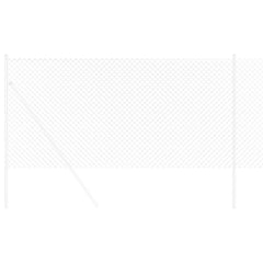 vidaXL Chain Link Fence 10 x 1 m Galvanised steel Silver 3