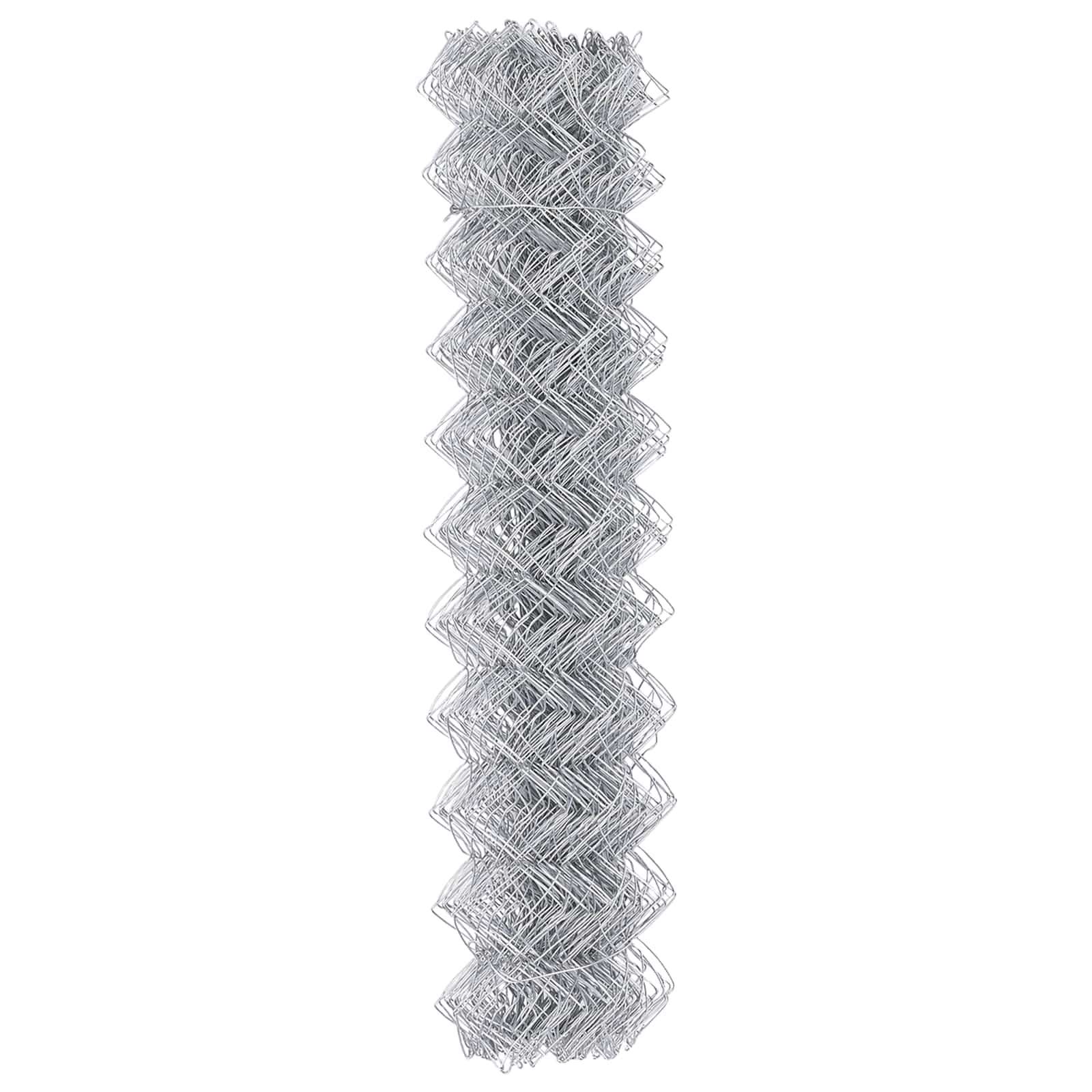 vidaXL Chain Link Fence 10 x 1.4 m Galvanised steel Silver 6