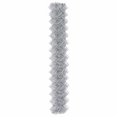 vidaXL Chain Link Fence 10 x 1.5 m Galvanised steel Silver 5