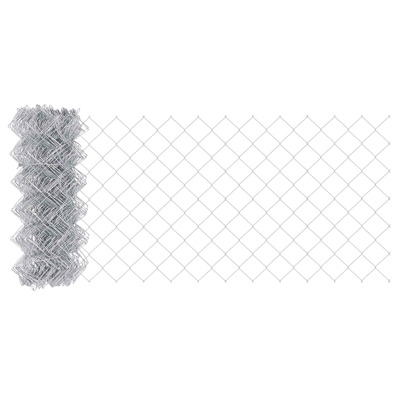 vidaXL Chain Link Fence 25 x 0.4 m Galvanised steel Silver 2