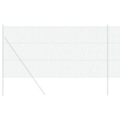 vidaXL Hexagon Fence 1.4 x 50 m PVC Green 3