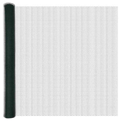 vidaXL Hexagon Fence 1.5 x 50 m PVC Green 5