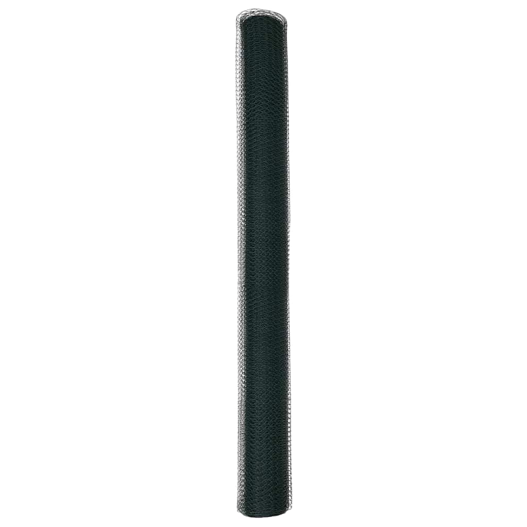 Hexagon Fence 1 x 50 m PVC Green mesh Size 25 mm 1.5 m