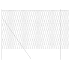 vidaXL Hexagon Fence 1.5 x 50 m PVC Grey 3