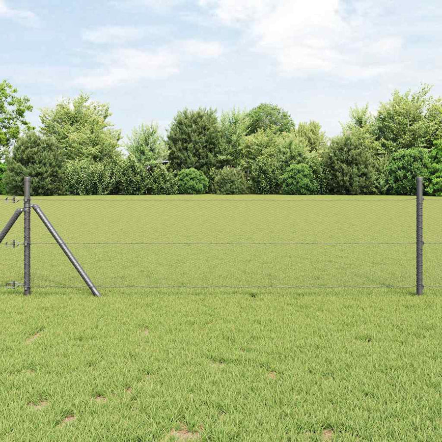 Hexagon Fence 1 x 100 m PVC Grey Length 100 m Mesh size 13 mm 0.4 m