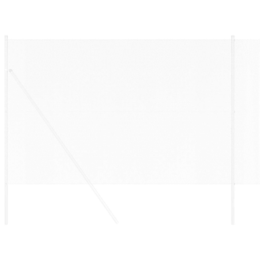 Hexagon Fence 0.4 x 25 m Silver Galvanised steel Length 25 m 1.6 m 25 mm