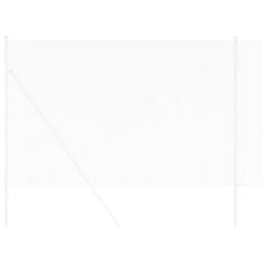 vidaXL Hexagon Fence 1.6 x 25 m Galvanised steel Silver 3
