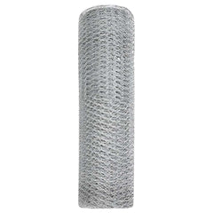 vidaXL Hexagon Fence 0.5 x 50 m Galvanised steel Silver 6