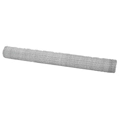 vidaXL Hexagon Fence 1.5 x 50 m Galvanised steel Silver 2