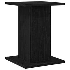 vidaXL Plant Stand 2 pcs Black Oak 30 x 30 x 40 cm Engineered wood 5