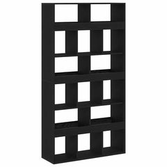 Bookcase 100x33x187.5 cm Engineered Wood Black oak