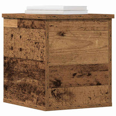 vidaXL Storage Box Old Wood 30 x 35 x 35 cm Engineered Wood 3