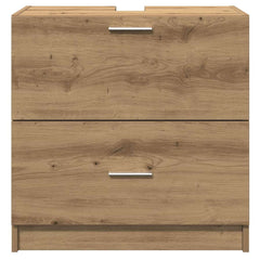 vidaXL Bathroom Cabinet Artisan Oak 59 x 37 x 59 cm Engineered wood 6
