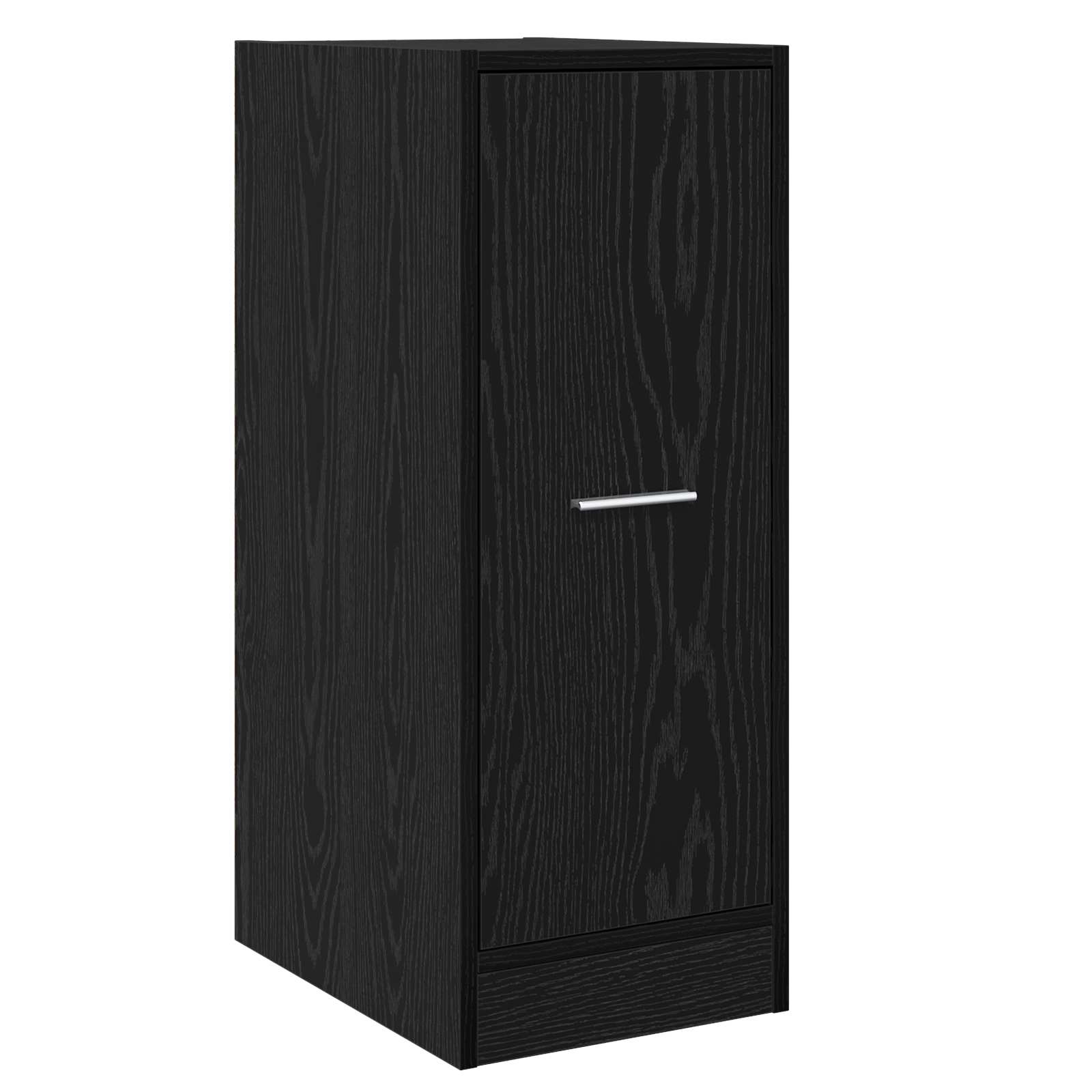 vidaXL Apothecary Cabinet Black oak 30 x 41 x 77.5 cm Engineered wood 5