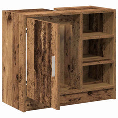 vidaXL Bathroom Cabinet Old Wood 63 x 29 x 55 cm Engineered wood 5