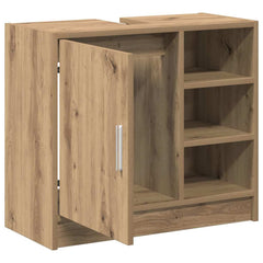 vidaXL Bathroom Cabinet Artisan Oak 63 x 29 x 55 cm Engineered wood 5