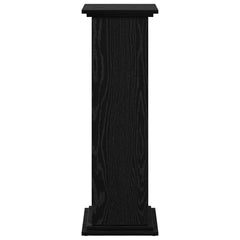 vidaXL Display Stand Black Oak 31 x 30 x 90 cm Engineered wood 5