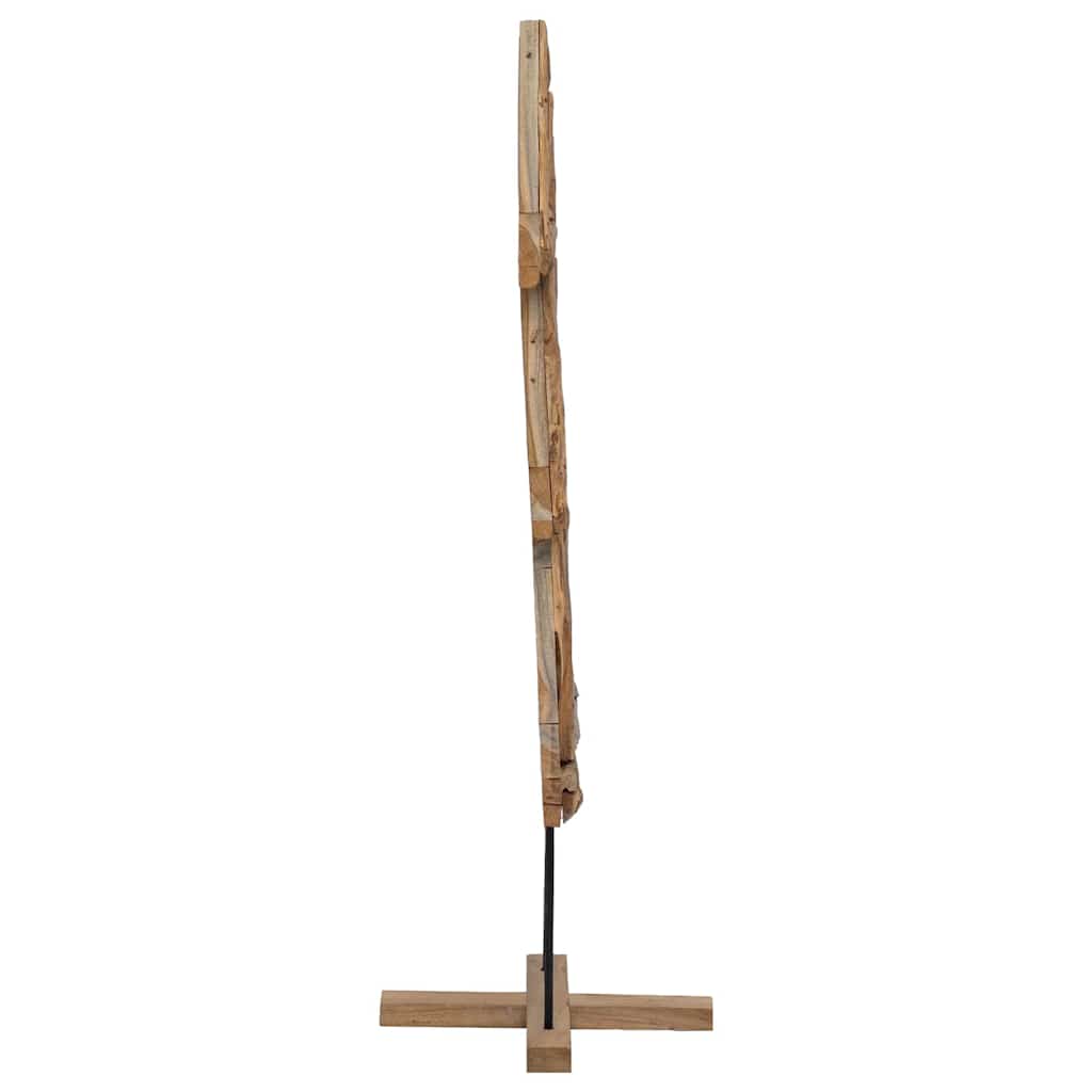 vidaXL Christmas Tree Brown 90 cm Solid teak wood 6