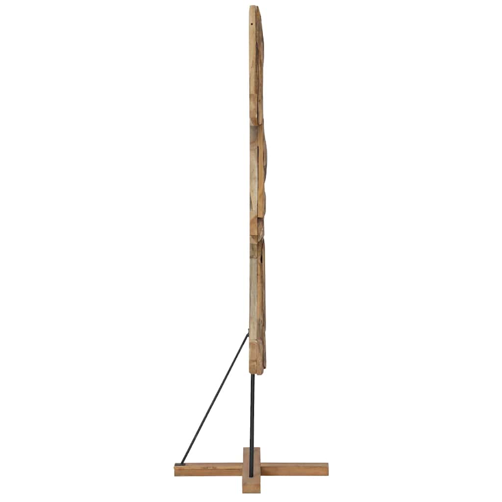 vidaXL Christmas Tree Brown 181 cm Solid teak wood 6