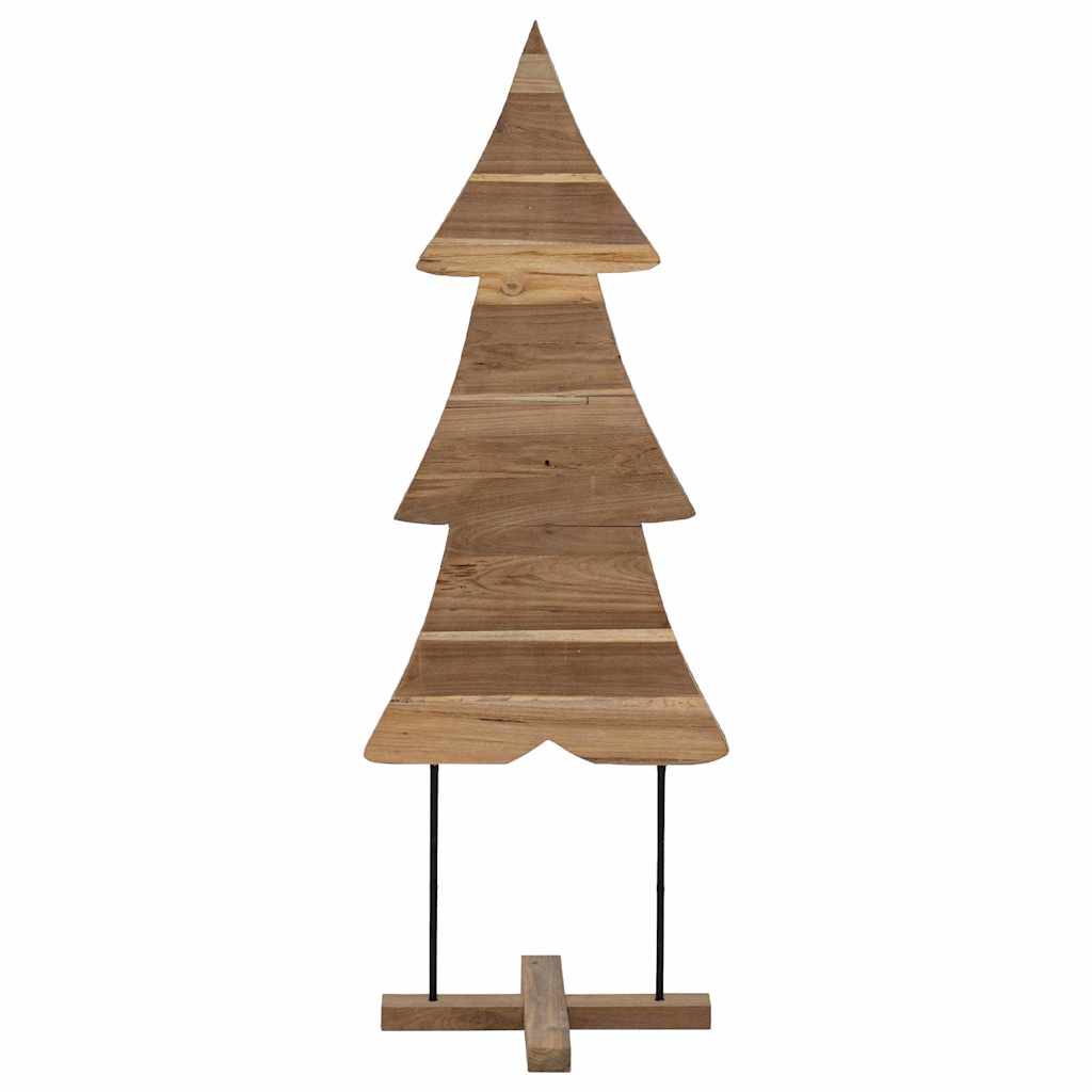Christmas Tree Brown Solid Teak Wood 90 cm