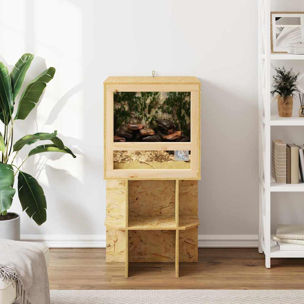 Terrarium Brown 50 x 50 x OSB 100 cm without side glass