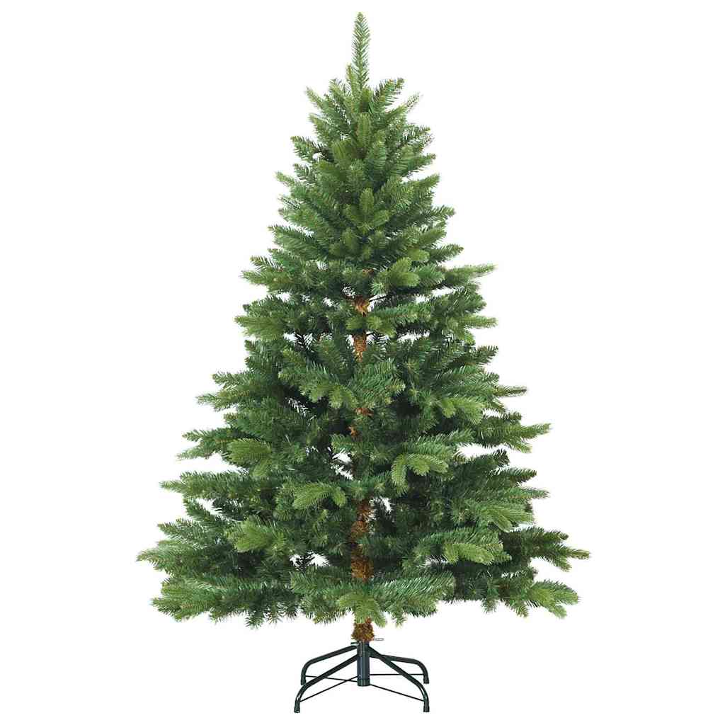 vidaXL Artificial Hinged Christmas Tree Green 150 cm PVC, PE and steel 3