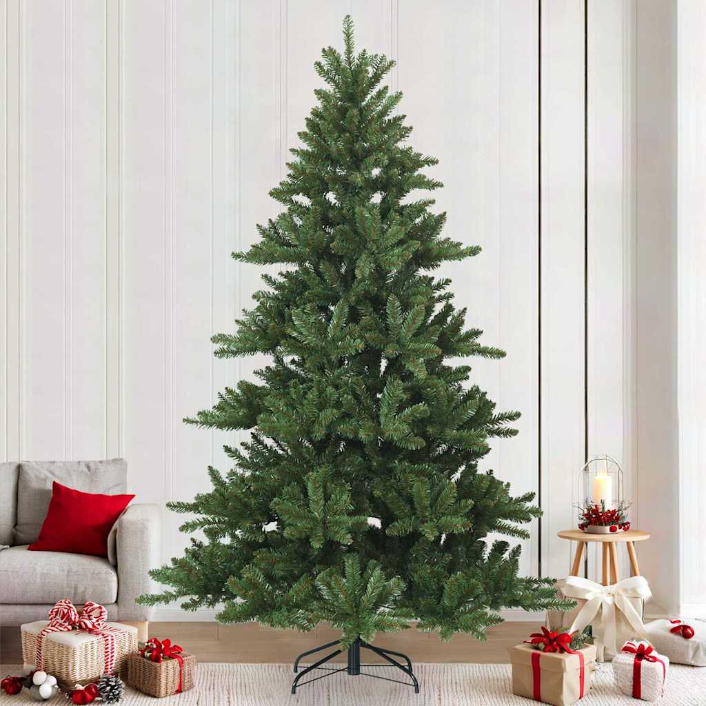 Artificial Hinged Christmas Tree PVC Green 240 cm