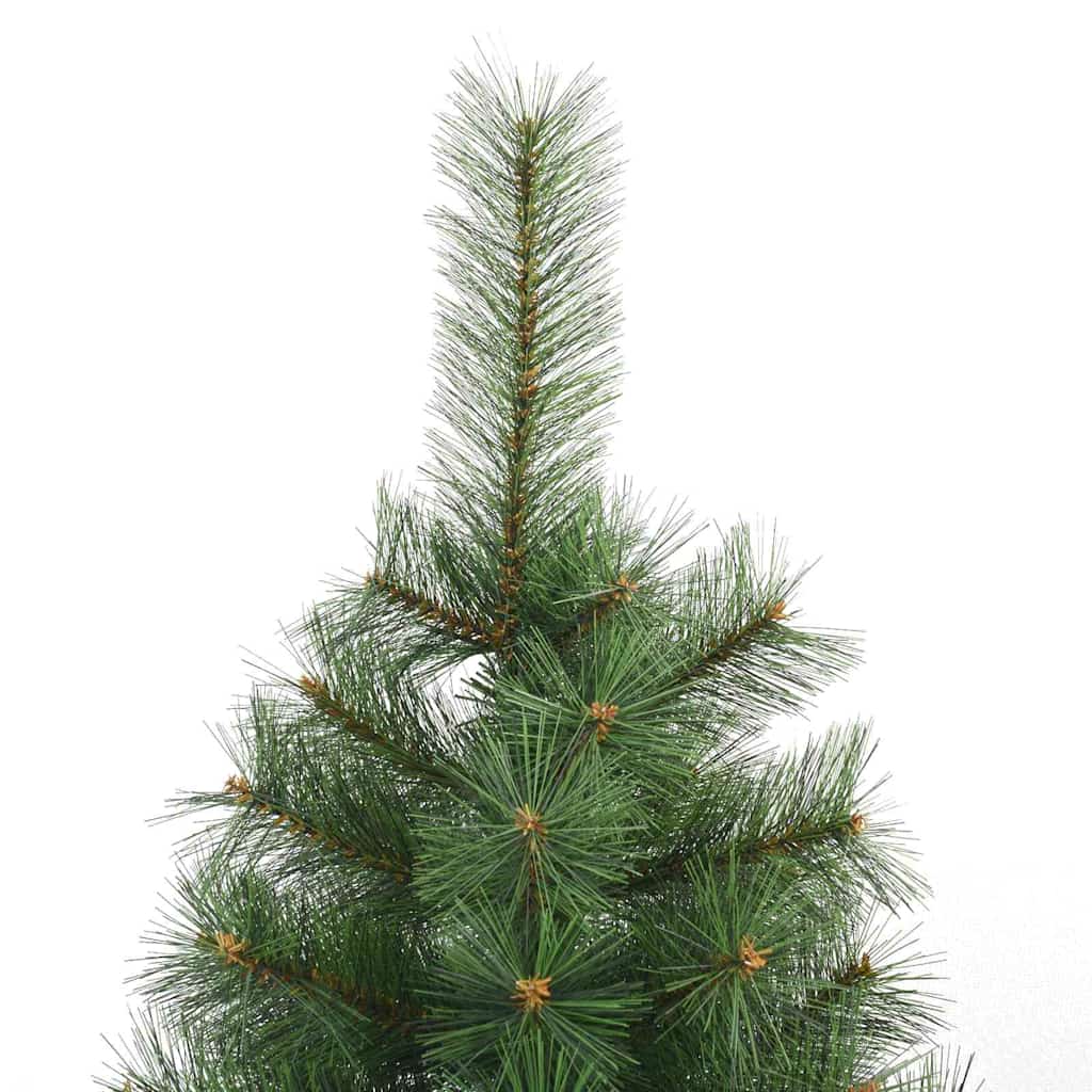 vidaXL Artificial Hinged Christmas Tree Green 120 cm PVC, steel 4