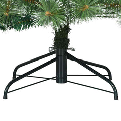 vidaXL Artificial Hinged Christmas Tree Snow Flocked Green 150 cm 6