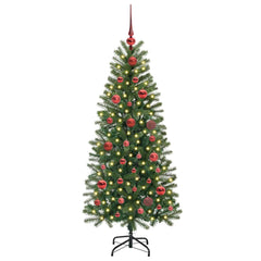 vidaXL Artificial Christmas Tree Green 150 cm PE and PVC 3