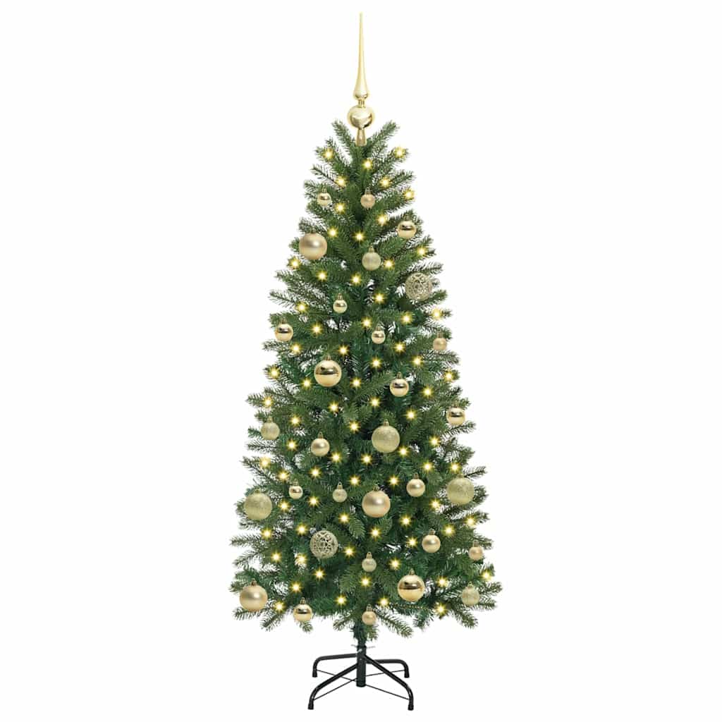 vidaXL Artificial Christmas Tree Green 150 cm PE and PVC 3