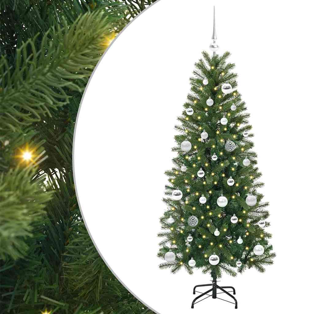 vidaXL Artificial Christmas Tree Green 150 cm PE and PVC 2
