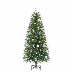 vidaXL Artificial Christmas Tree Green 150 cm PE and PVC 3