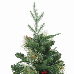 vidaXL Artificial Hinged Christmas Tree Green 120 cm PE and PVC 6