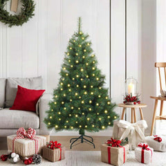 vidaXL Artificial Christmas Tree PE and PVC Green 120 cm