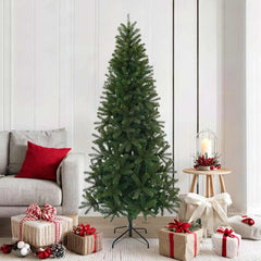 vidaXL Artificial Christmas Tree PVC, PE and steel Green
