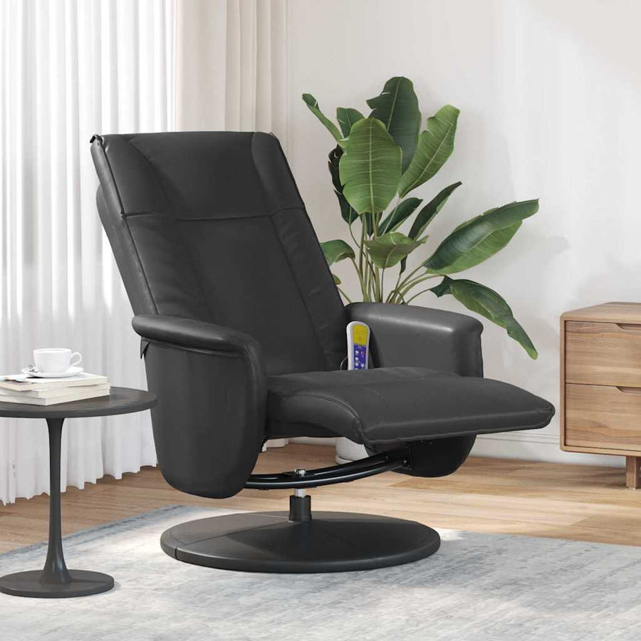 vidaXL Black 71 x 90 x 105 cm Faux Leather 1