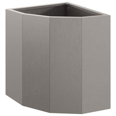 vidaXL Corner Planter Rusty 30 x 30 x 35 cm Weathering steel 5